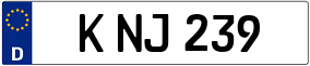 Truck License Plate